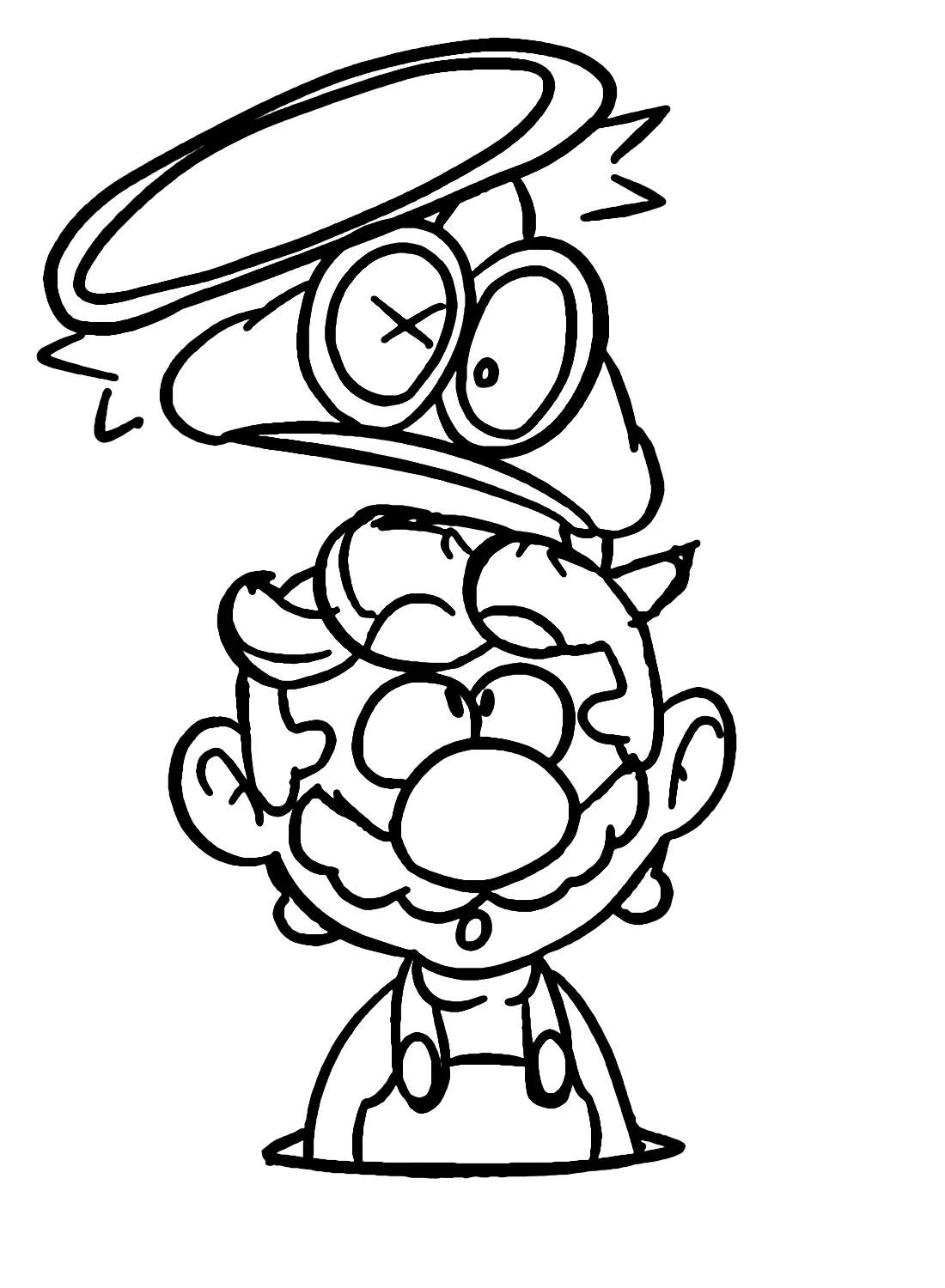 Super Mario Odyssey Coloring Pages 23