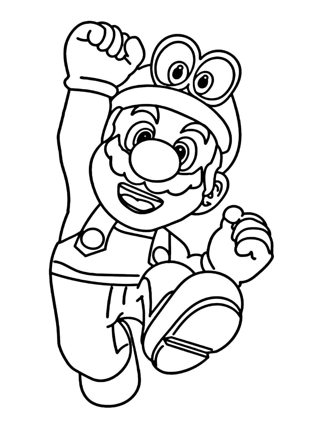 Super Mario Odyssey Coloring Pages 7