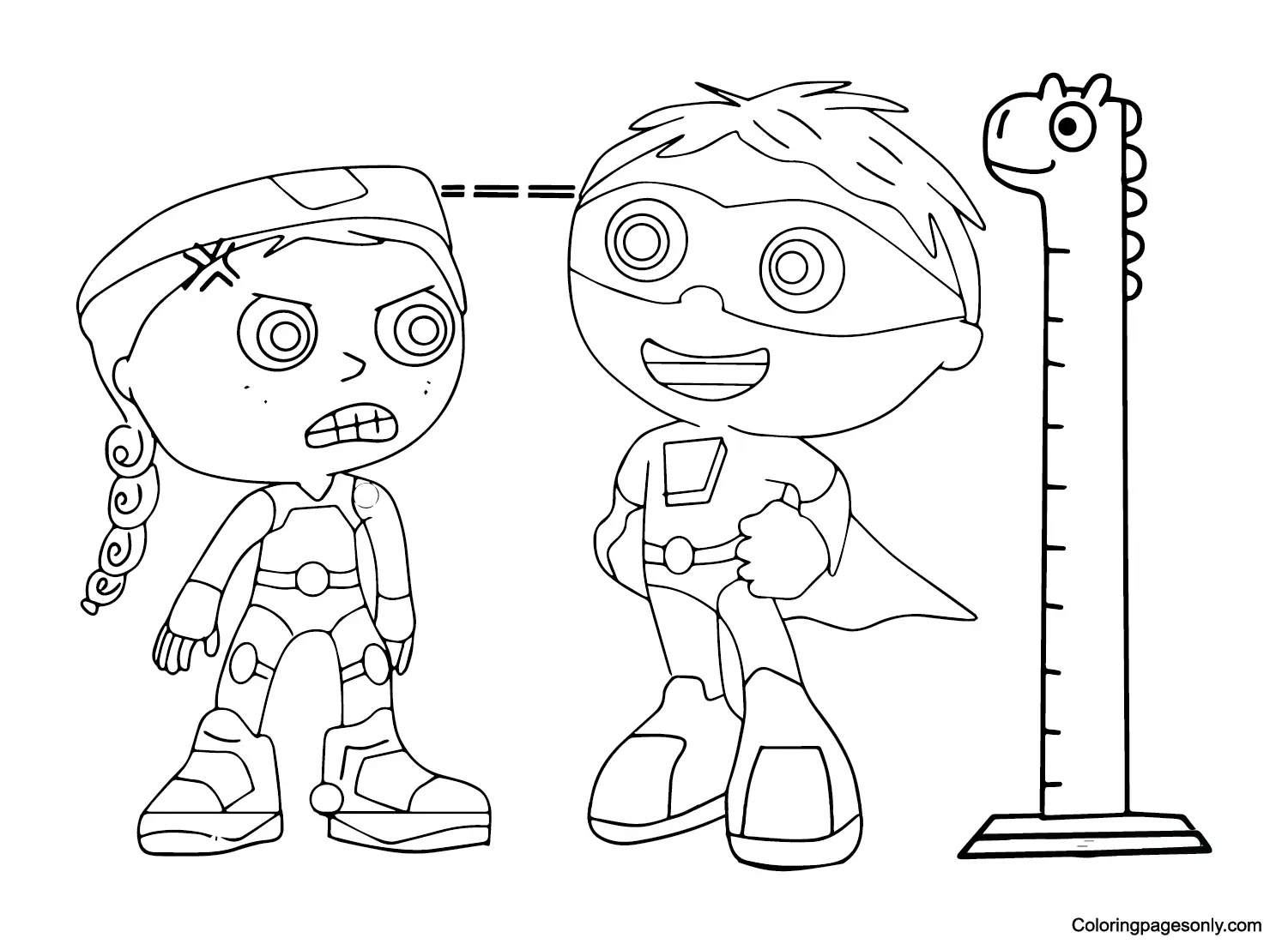 Super Why Coloring Pages 8