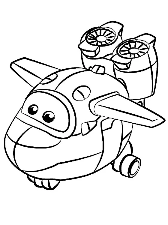 Desenhos de Super Wings Para Colorir 34