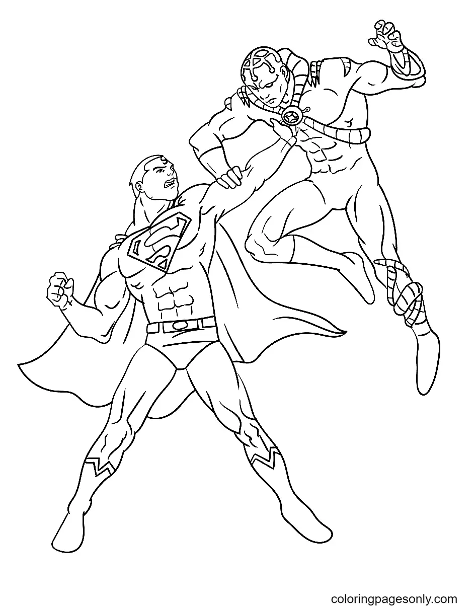 Desenhos de Superman Para Colorir 49