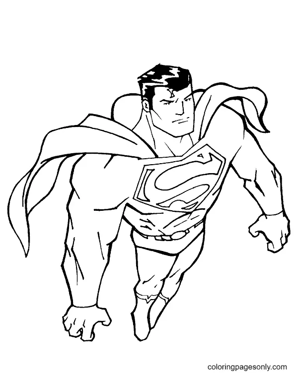 Desenhos de Superman Para Colorir 51