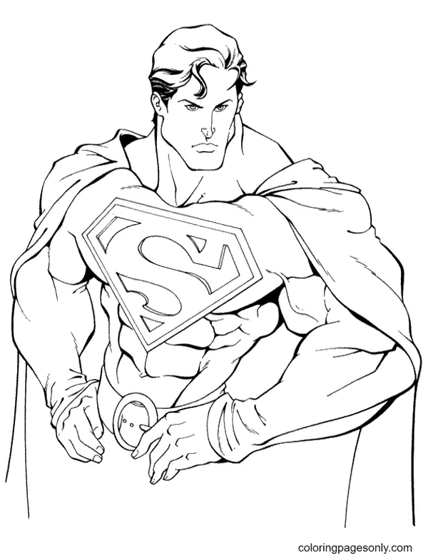 Desenhos de Superman Para Colorir 53