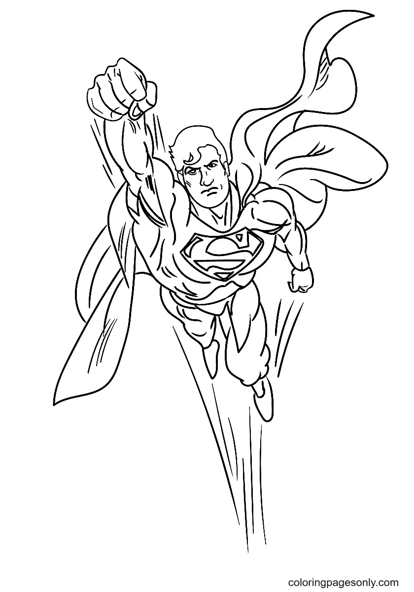 Superman Ausmalbilder 54