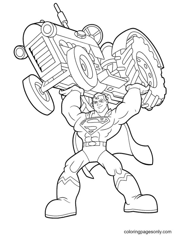 Desenhos de Superman Para Colorir 55