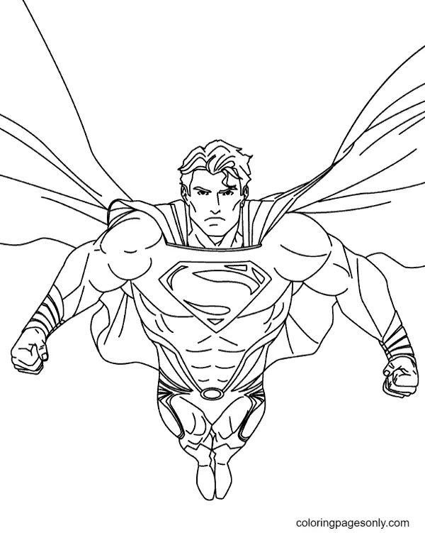 Desenhos de Superman Para Colorir 57