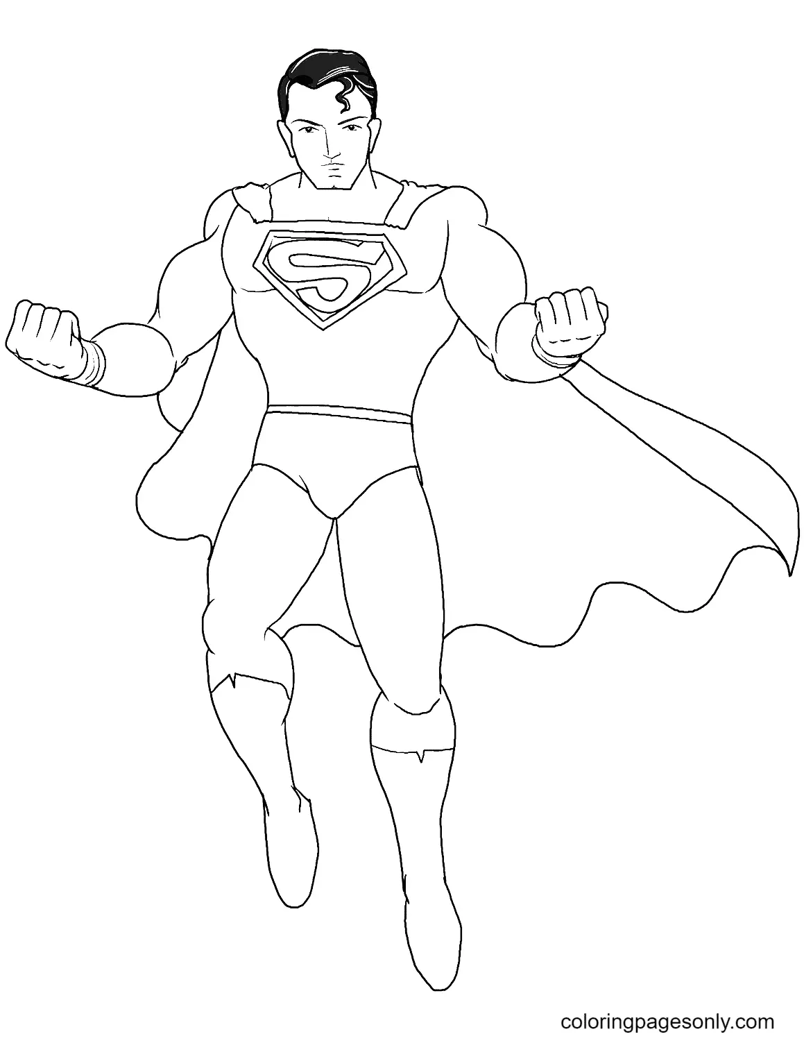 Desenhos de Superman Para Colorir 64