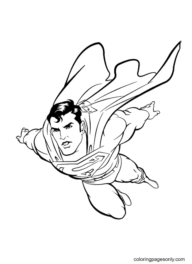 Desenhos de Superman Para Colorir 69