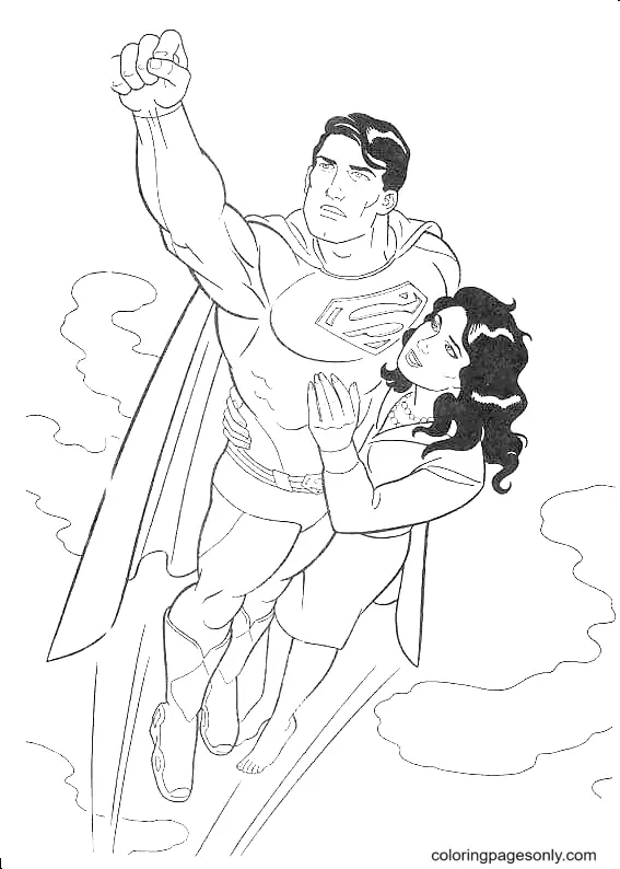 Desenhos de Superman Para Colorir 70