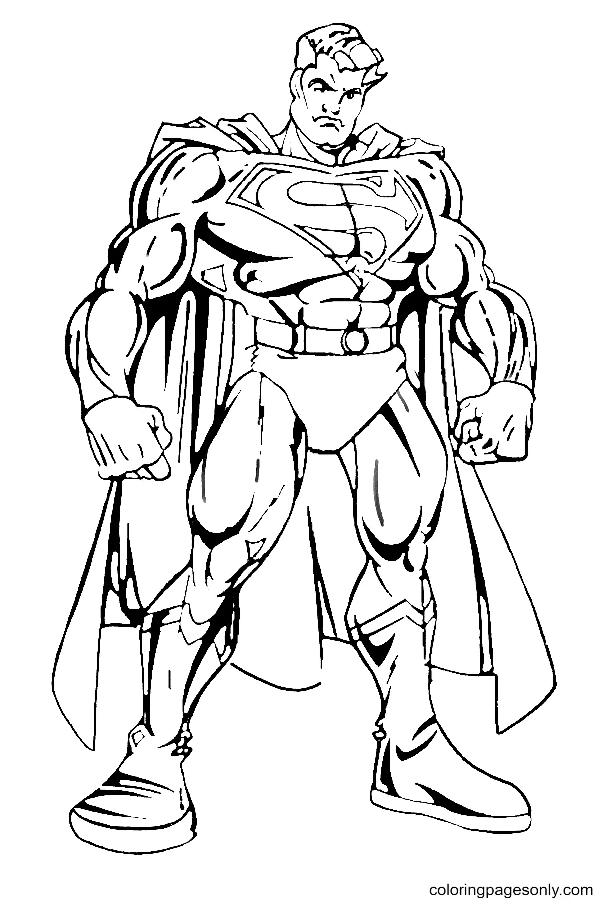 Desenhos de Superman Para Colorir 74