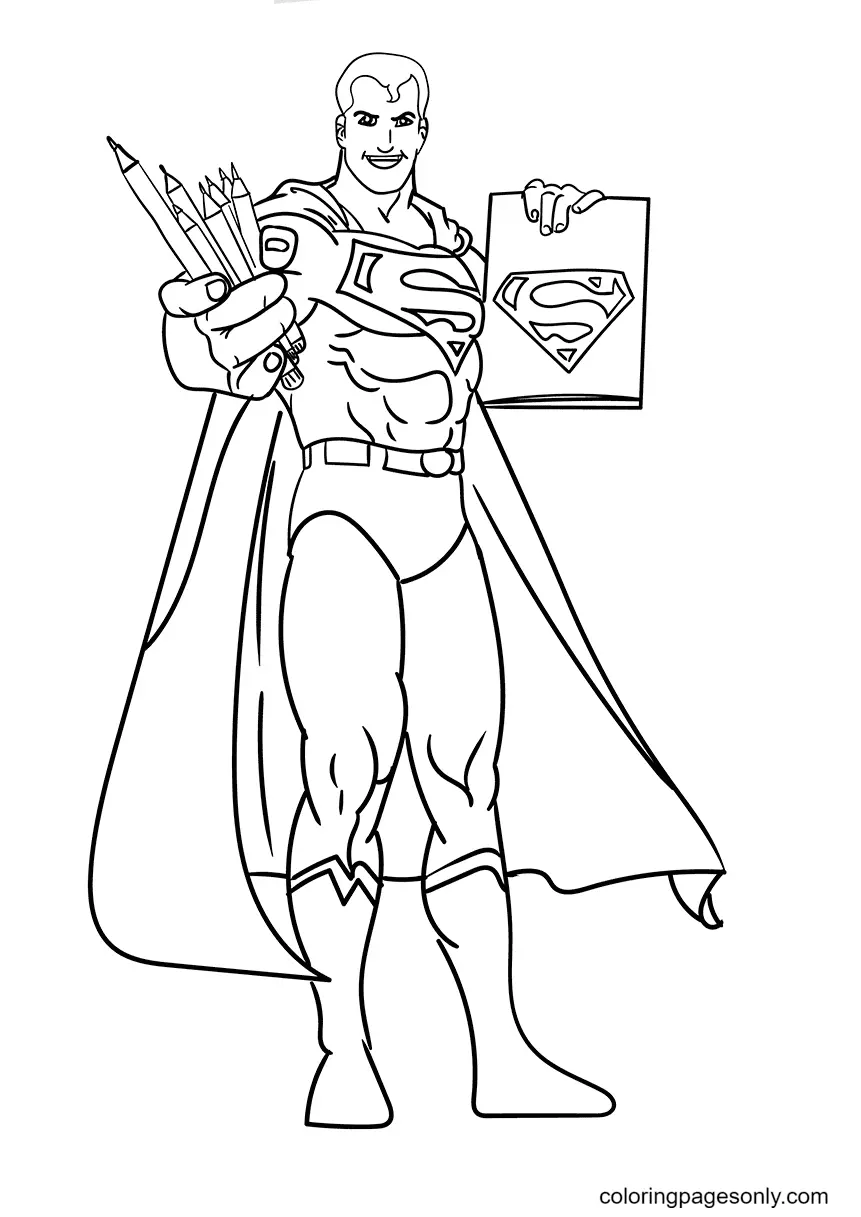 Desenhos de Superman Para Colorir 75