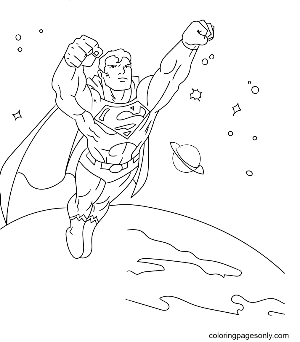 Superman Ausmalbilder 77