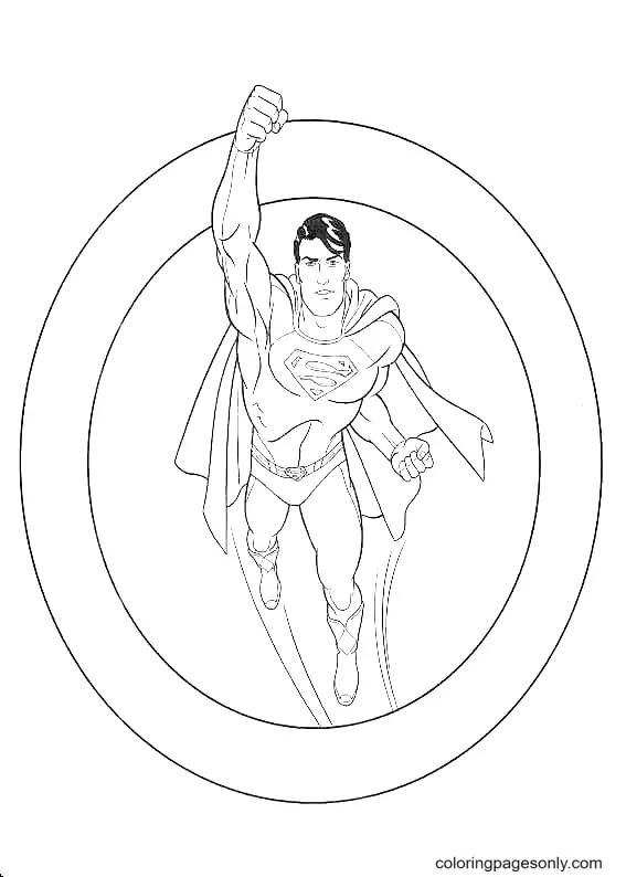 Desenhos de Superman Para Colorir 84
