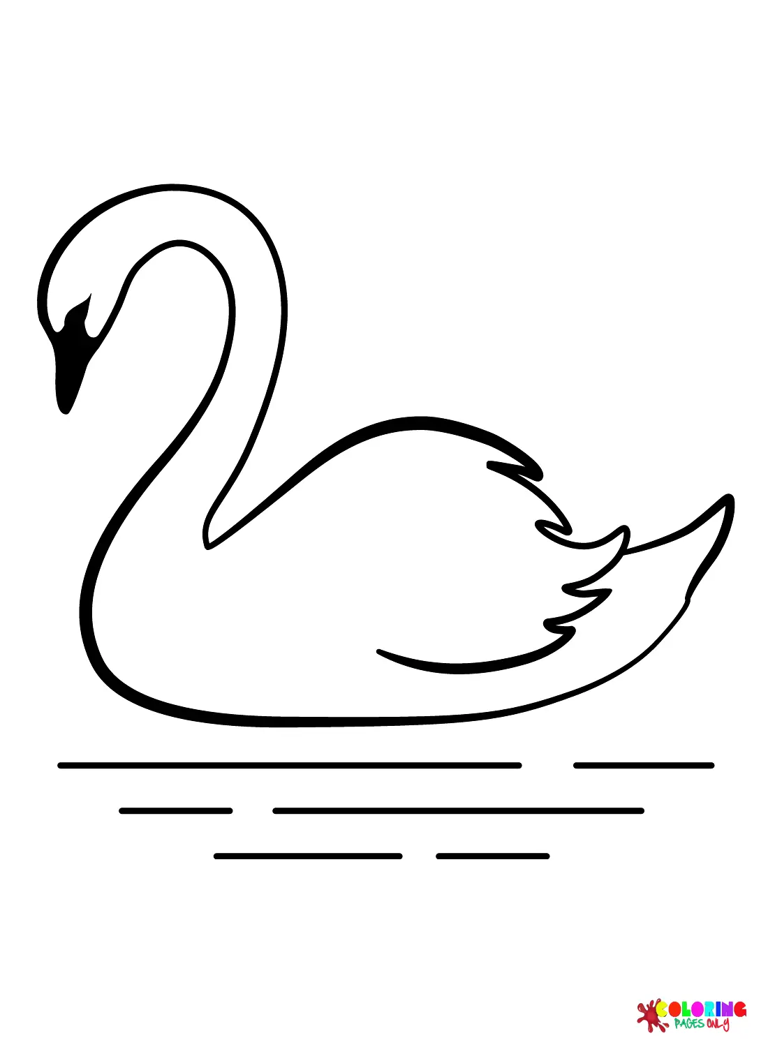 Swan Coloring Pages