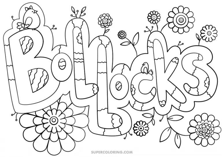 Palabrotas Para Colorear 29