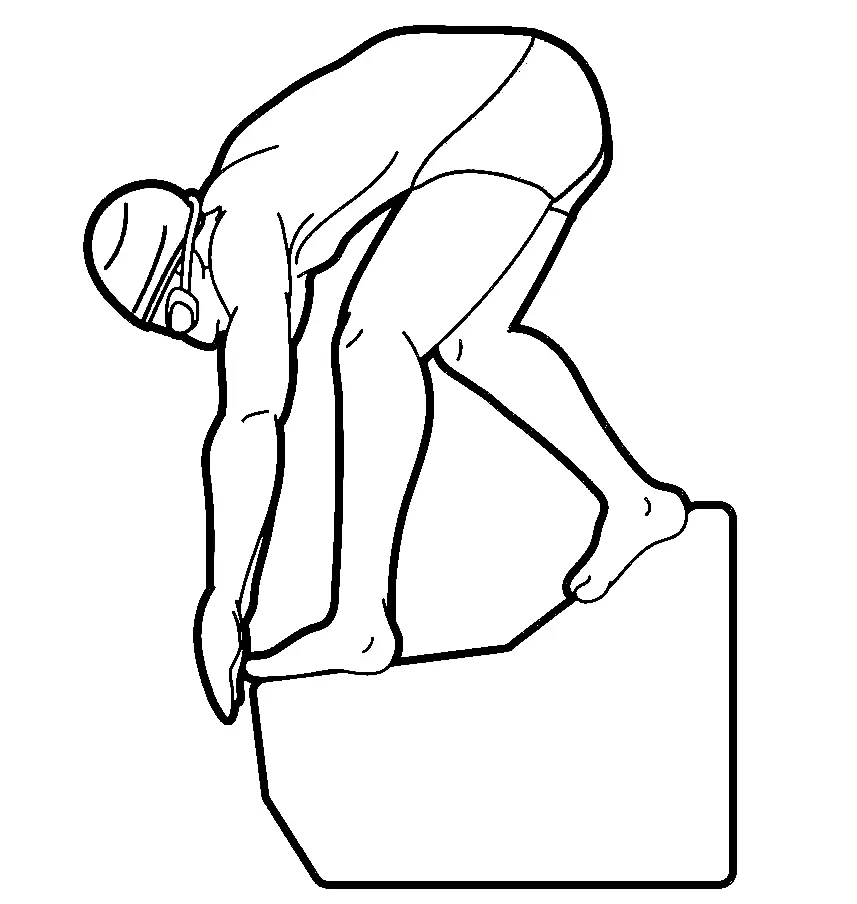 Natacion Para Colorear 11