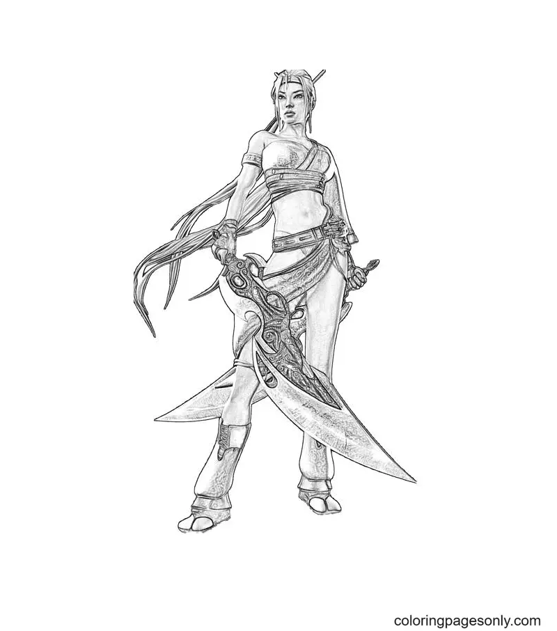 La Espada En La Piedra Para Colorear 39