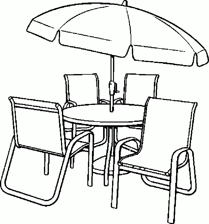 Table coloring Pages 13
