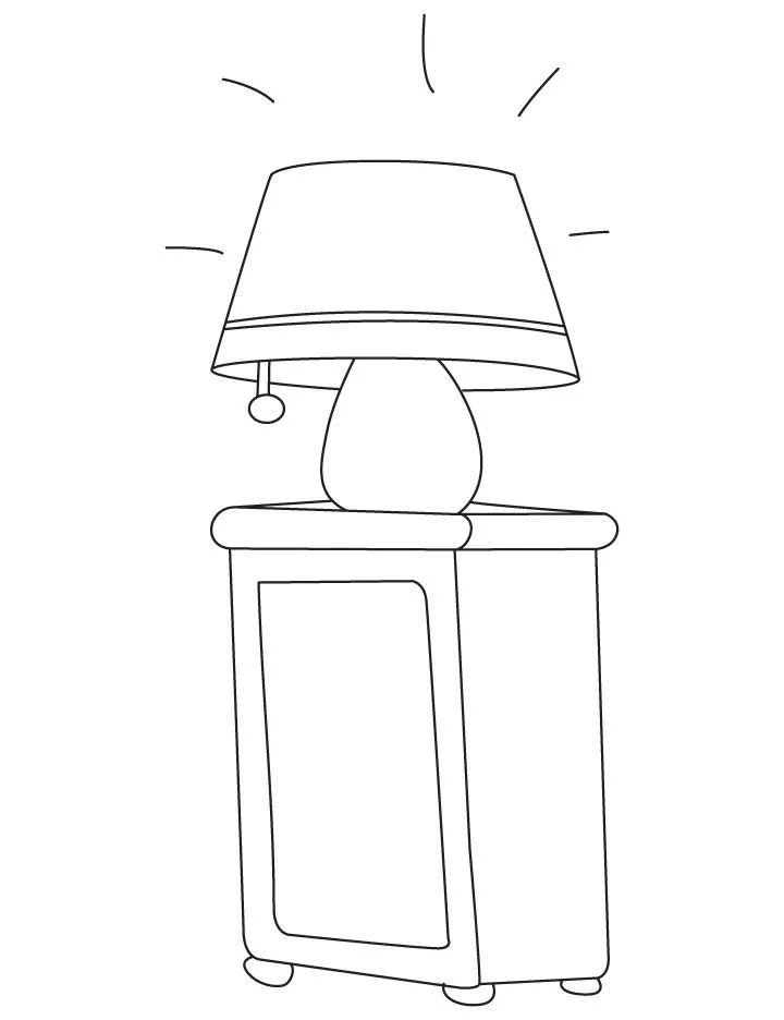 Table coloring Pages 21