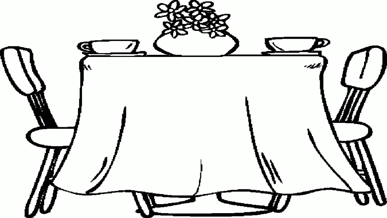 Table coloring Pages 24