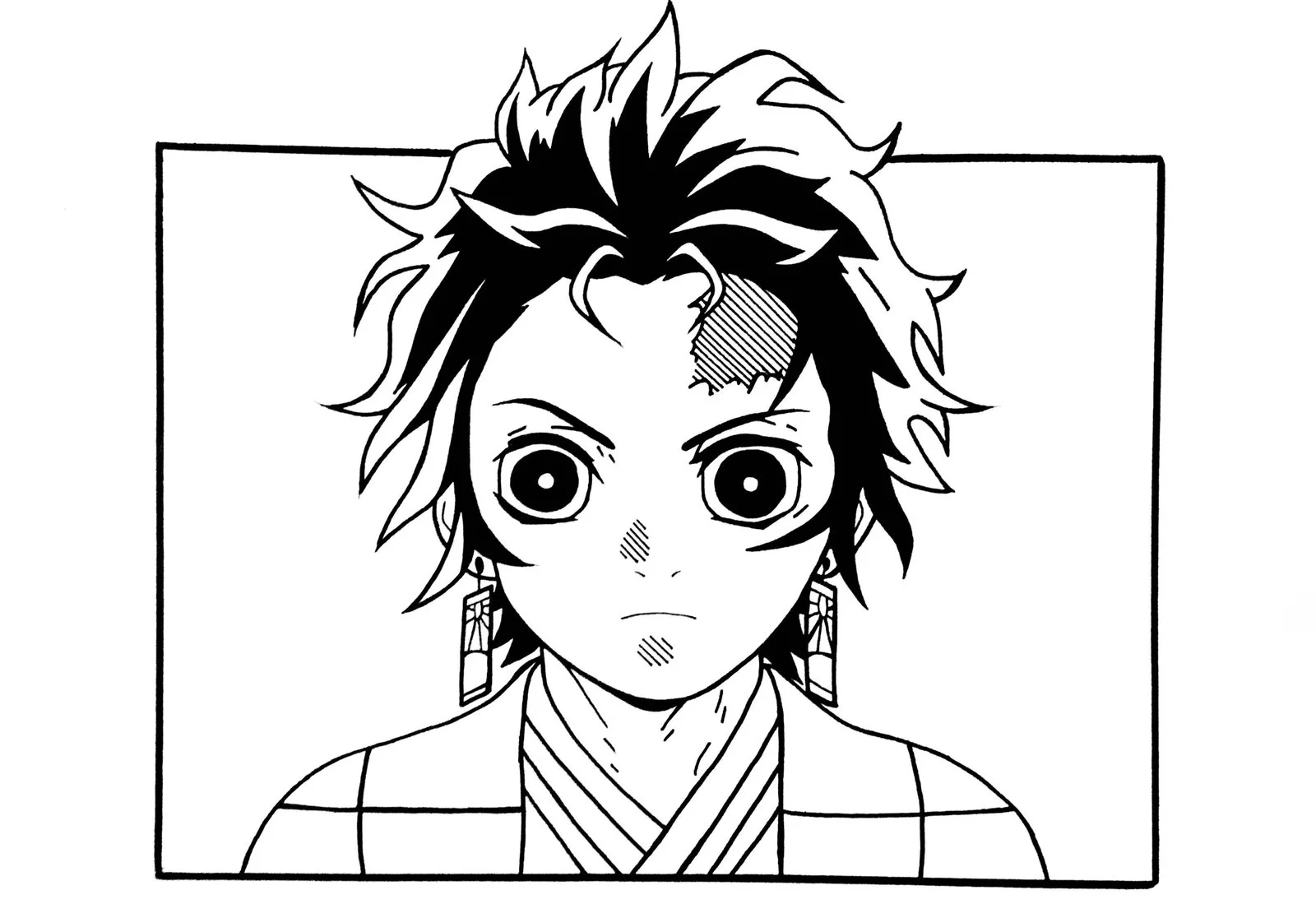 Tanjiro Coloring Pages 17