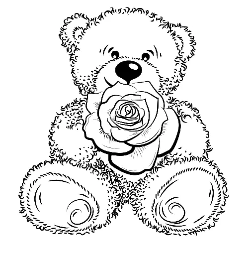 Teddy Bear Coloring Pages 13