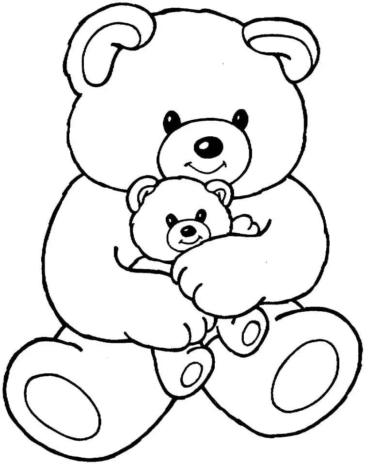 Teddy Bear Coloring Pages 15