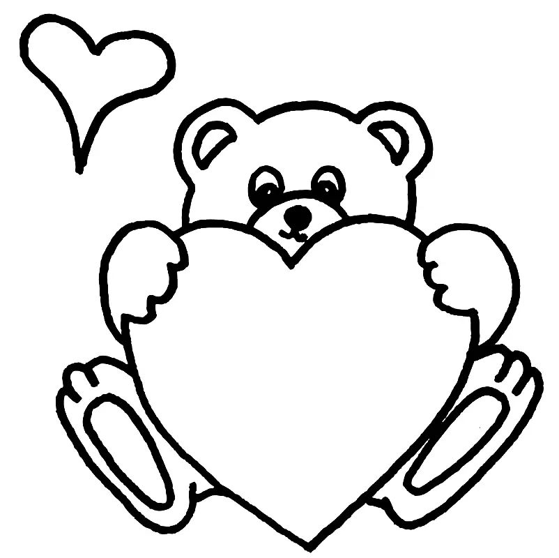 Teddy Bear Coloring Pages 21