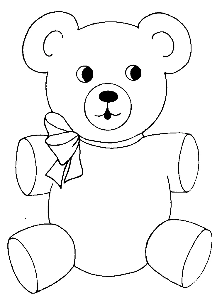 Teddy Bear Coloring Pages 39