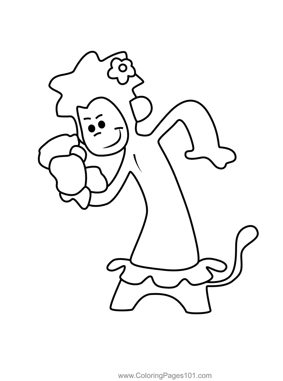 Tee and Mo Coloring Pages 2