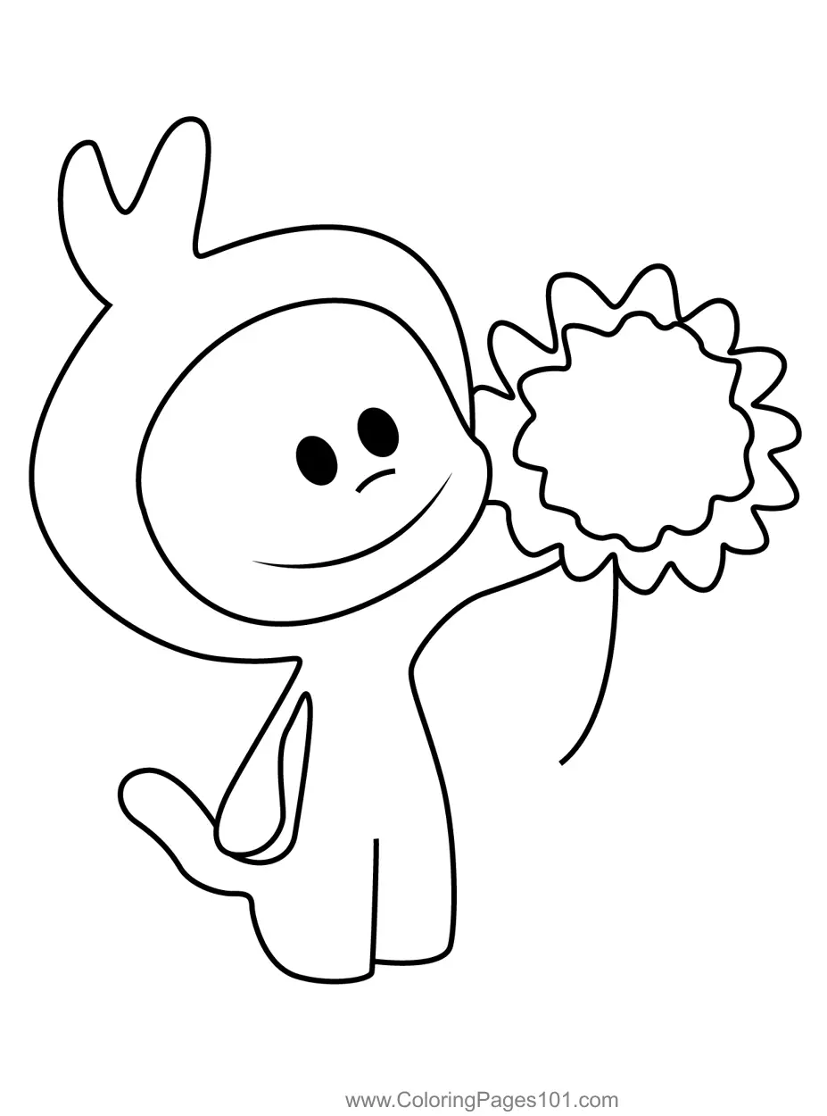 Tee and Mo Coloring Pages 4