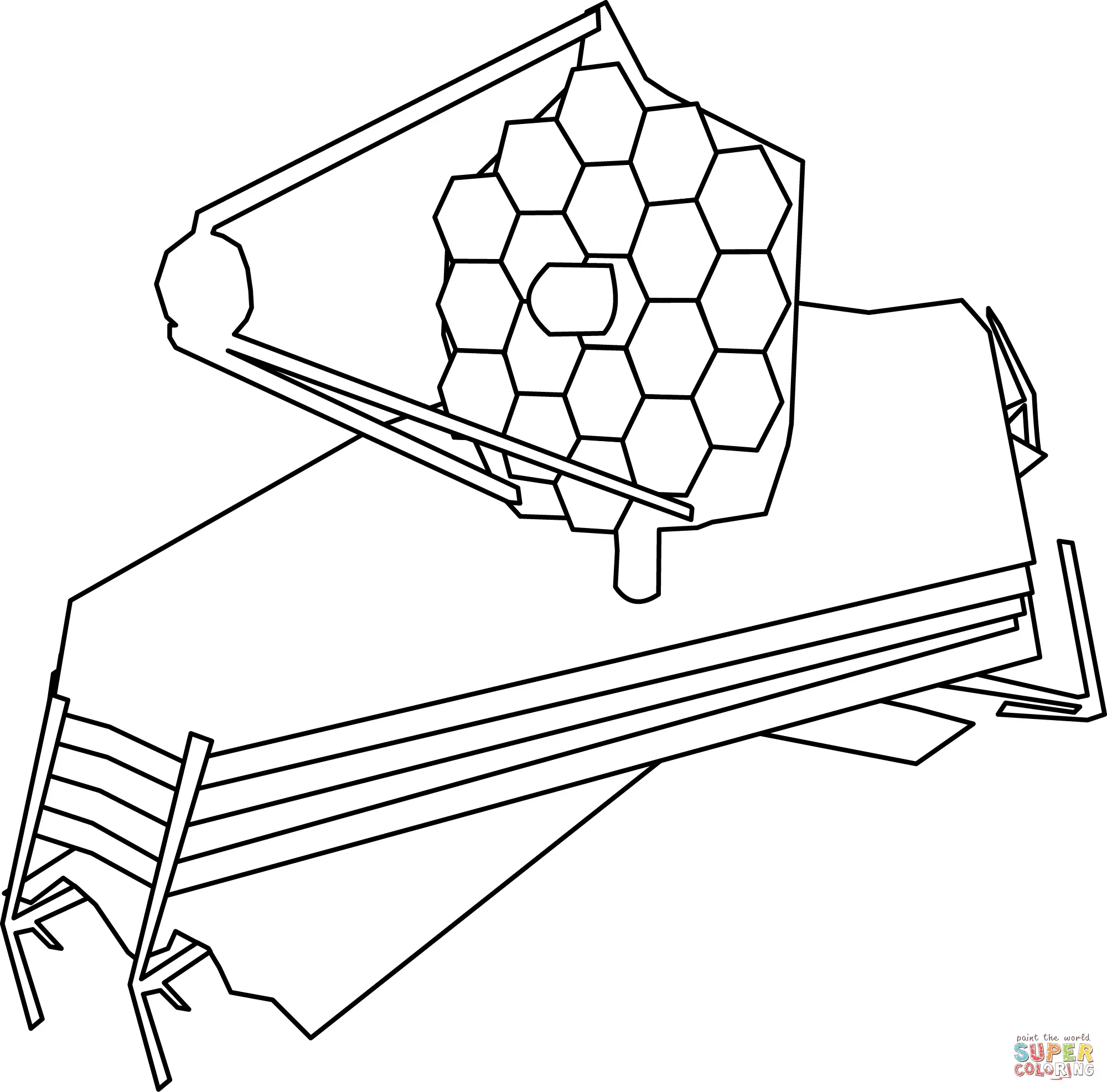 Telescope coloring pages 15