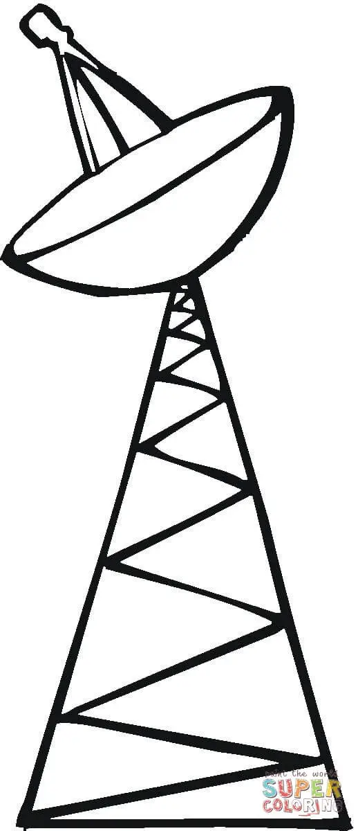 Telescope coloring pages 21