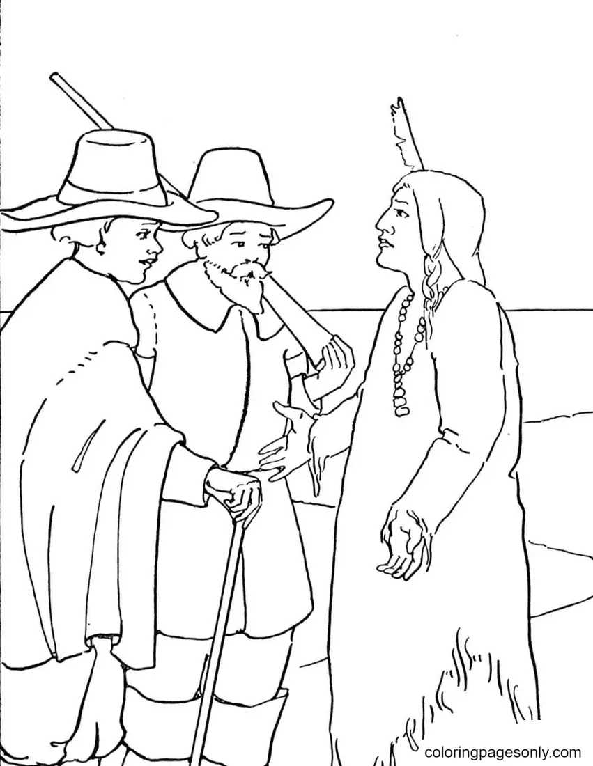 Accion Gracias Para Colorear 44