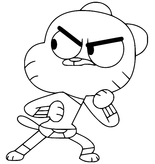 El Asombroso Mundo De Gumball Para Colorear 51