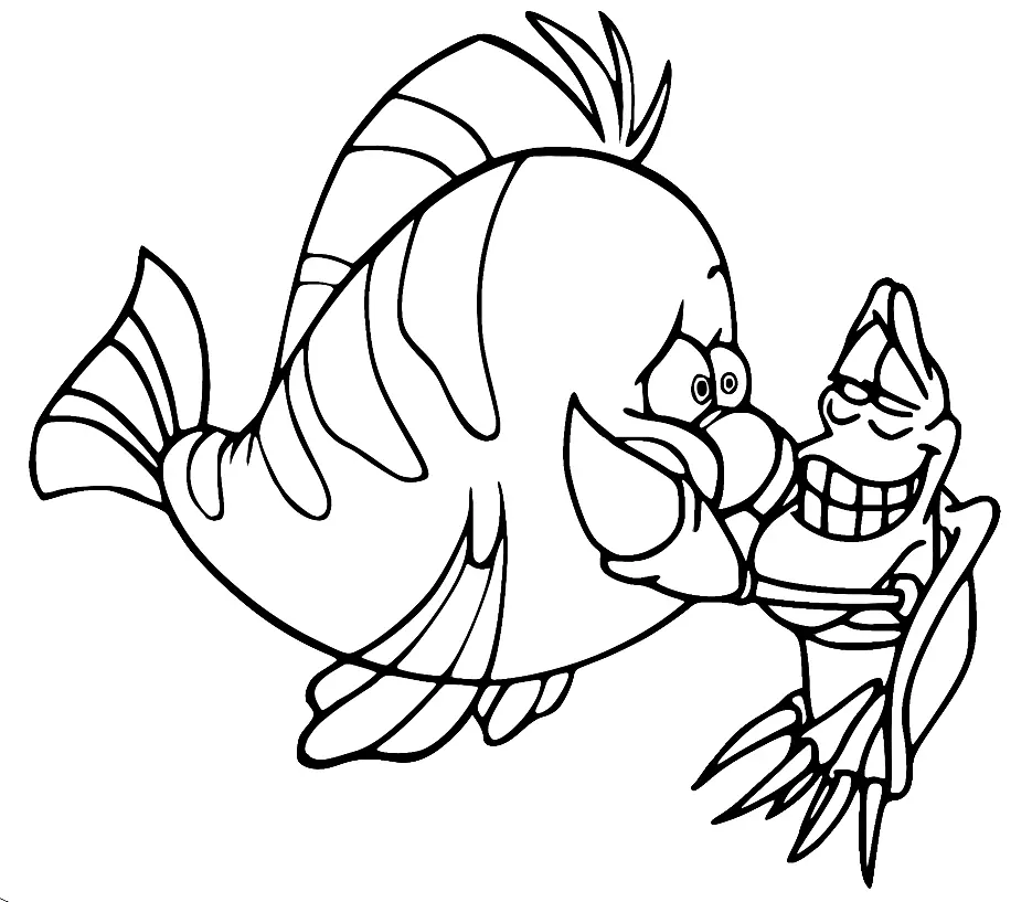 The Little Mermaid Coloring Pages 22