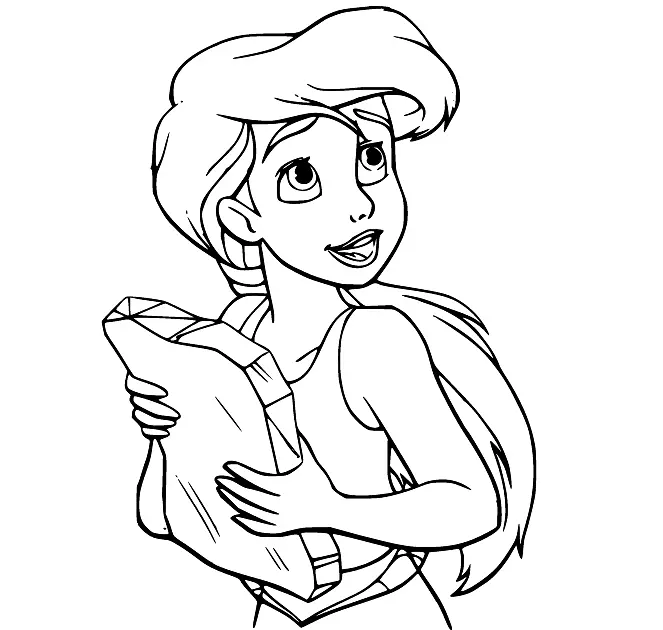 The Little Mermaid Coloring Pages 24