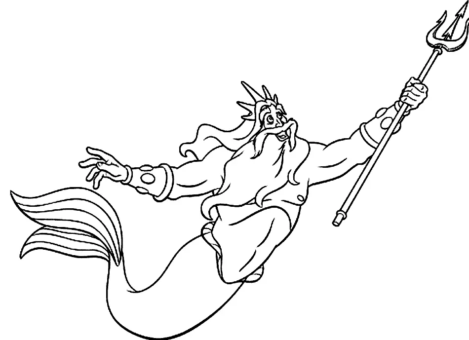 The Little Mermaid Coloring Pages 36
