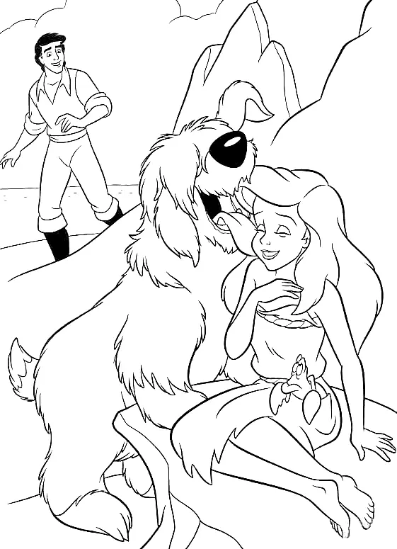 The Little Mermaid Coloring Pages 43