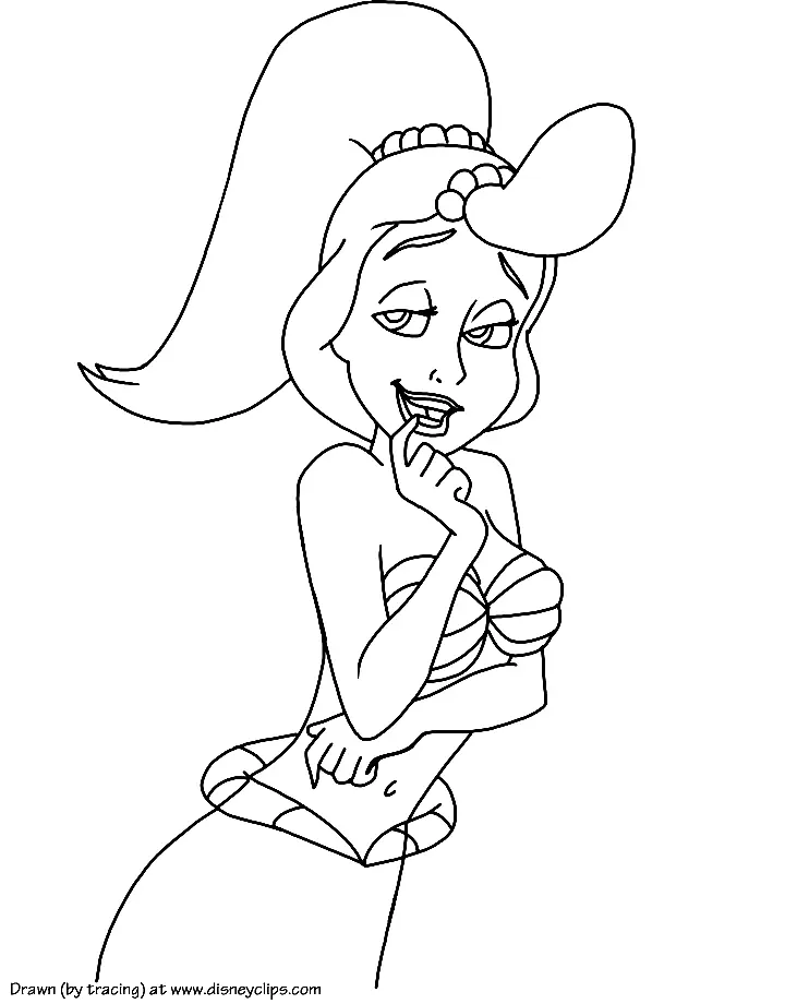 The Little Mermaid Coloring Pages 47