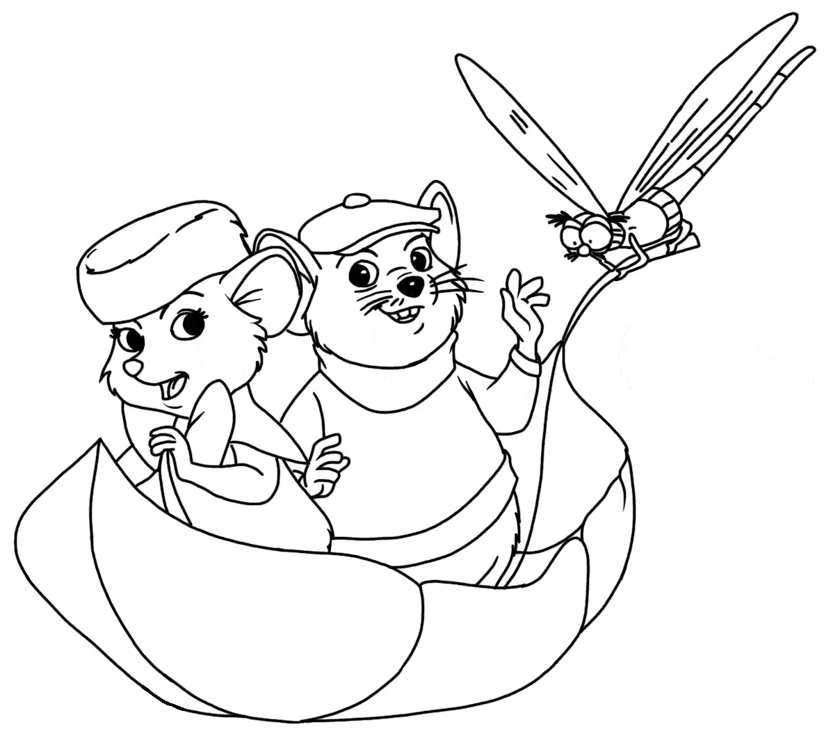 The Rescuers Coloring Pages 10