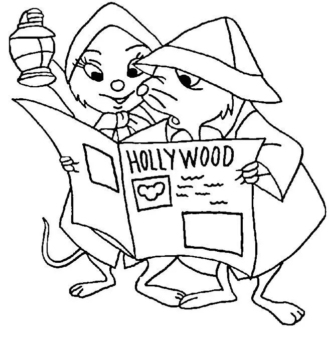 The Rescuers Coloring Pages 26