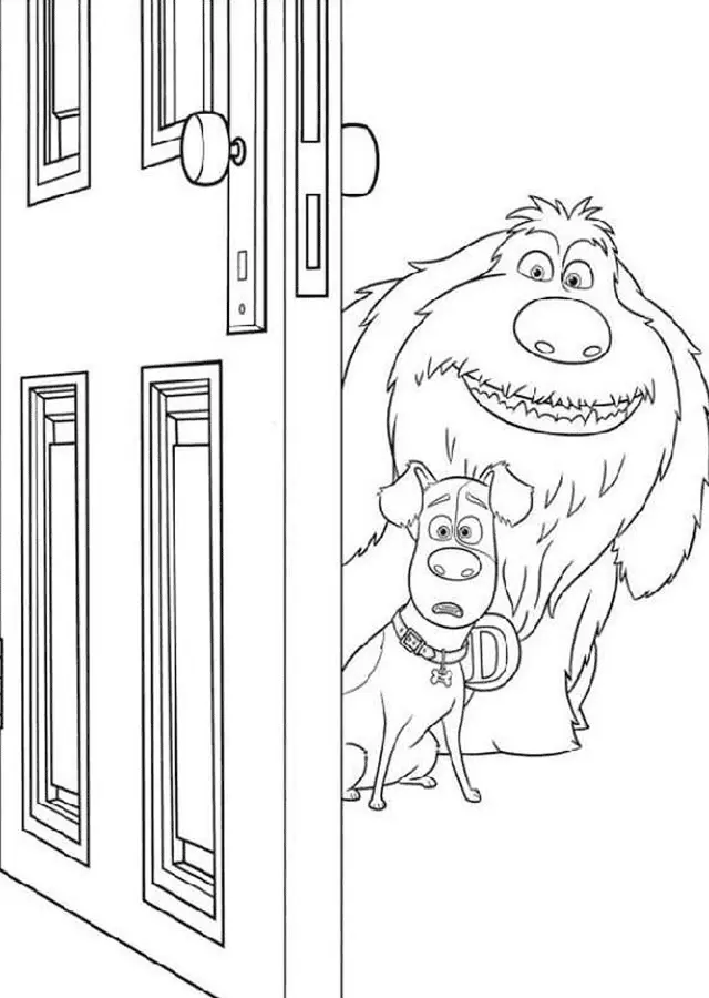 La Vida Secreta Tus Mascotas Para Colorear 49