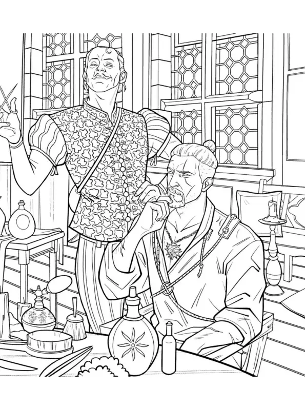 The Witcher Coloring Pages 22