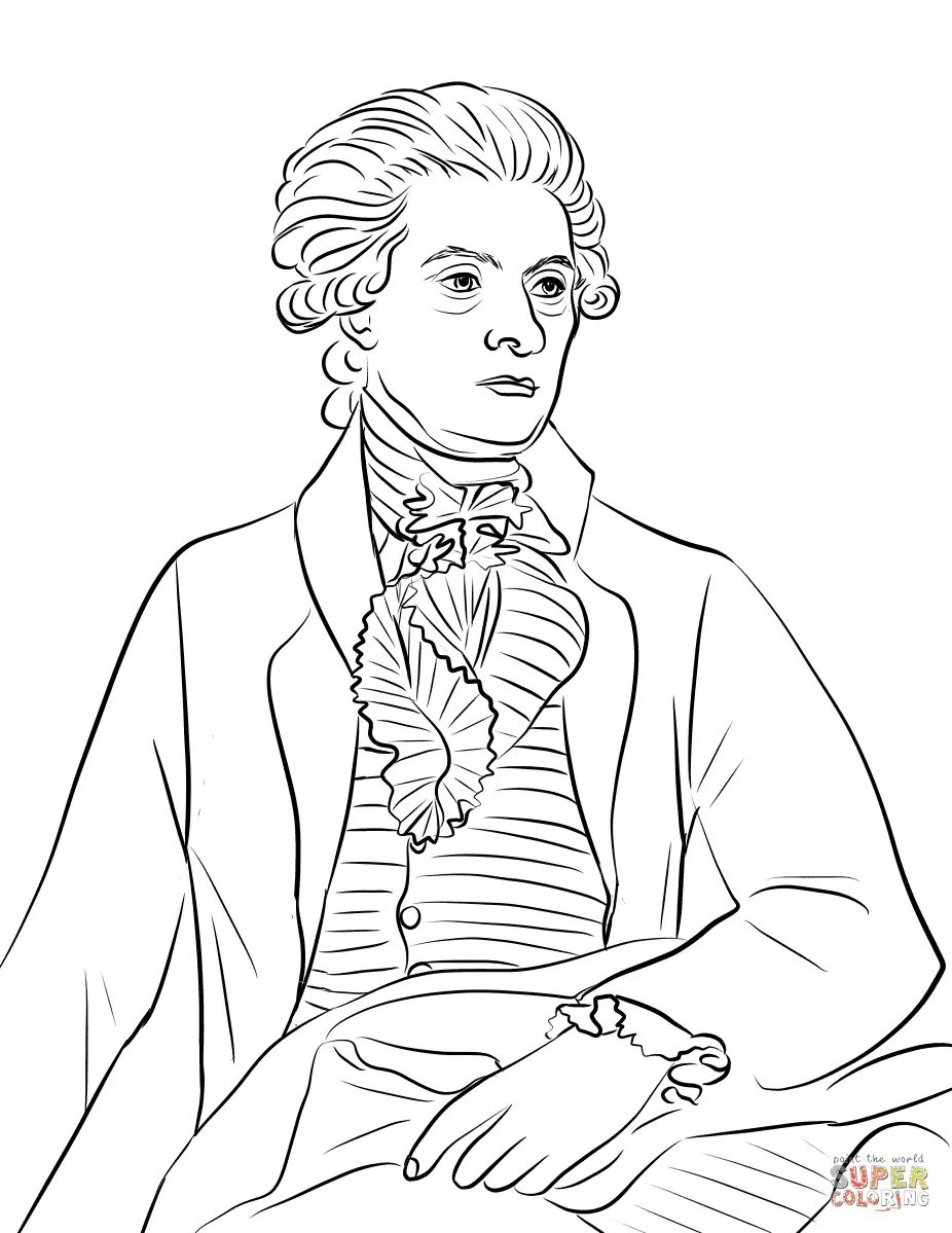 Thomas Jefferson Coloring Pages 18