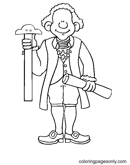 Thomas Jefferson Coloring Pages 21