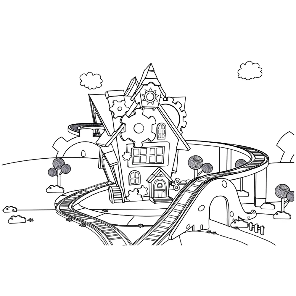 Tickety Toc Coloring Pages 11