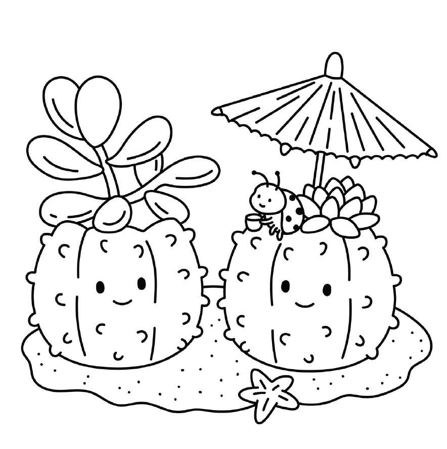 Pequenos Jardins Digitais para Colorir 17