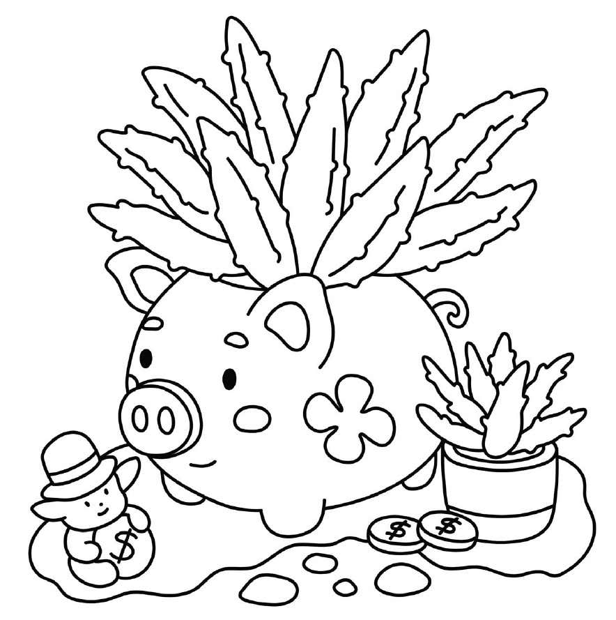 Pequenos Jardins Digitais para Colorir 28