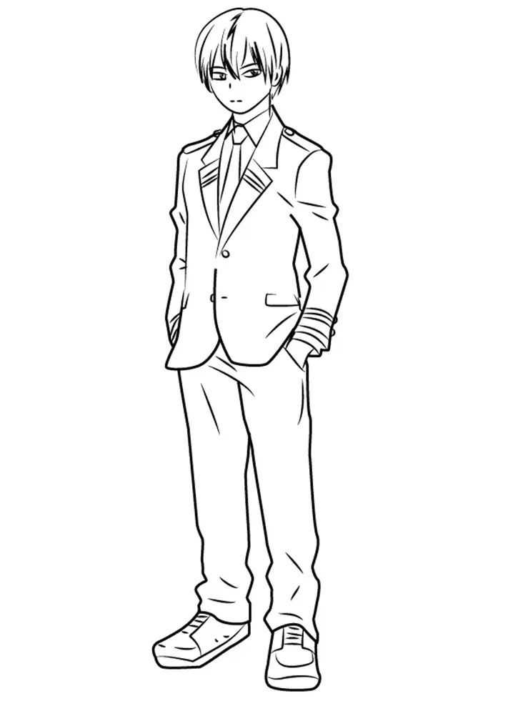 Todoroki Coloring Pages 40